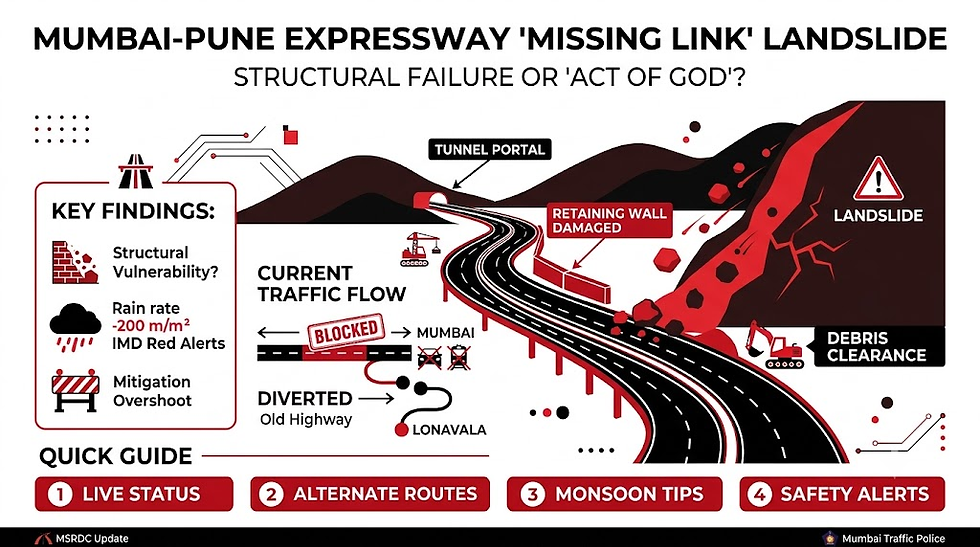 Mumbai Pune Expressway Route Status