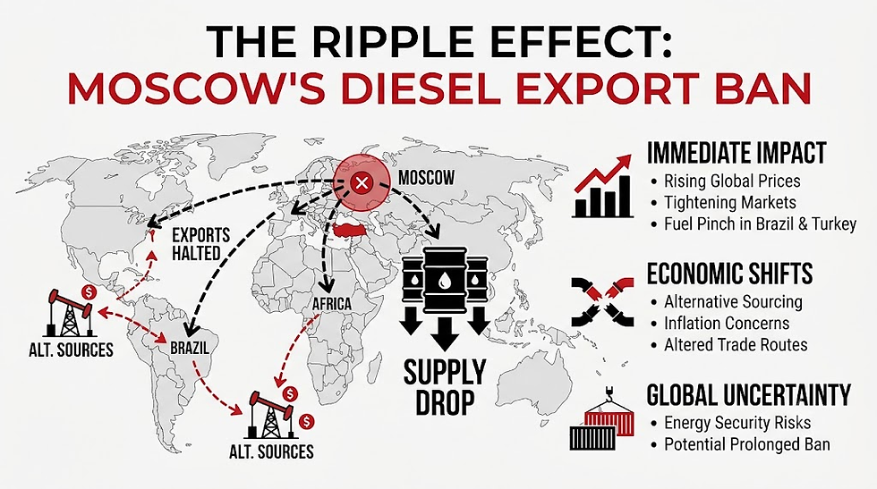 Moscow’s Diesel Export Ban