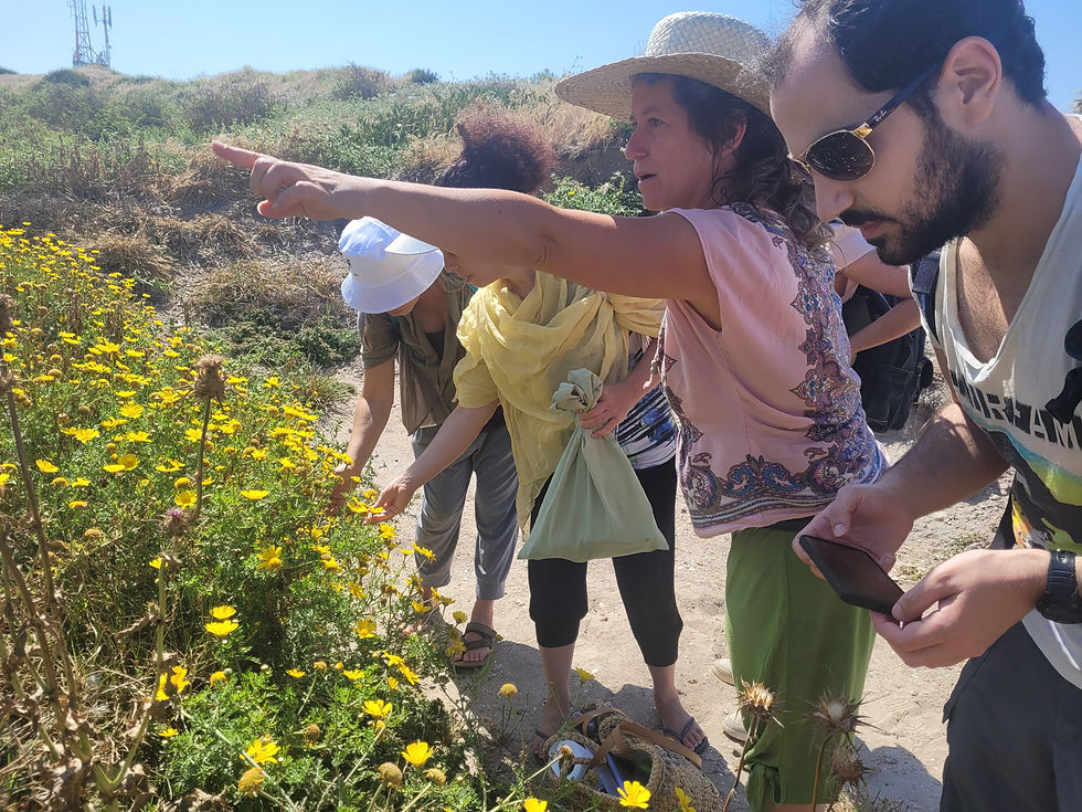 בטבע הקרוב לים