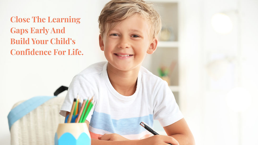 Dubai Kid learning with his tutor from Angel Tutors