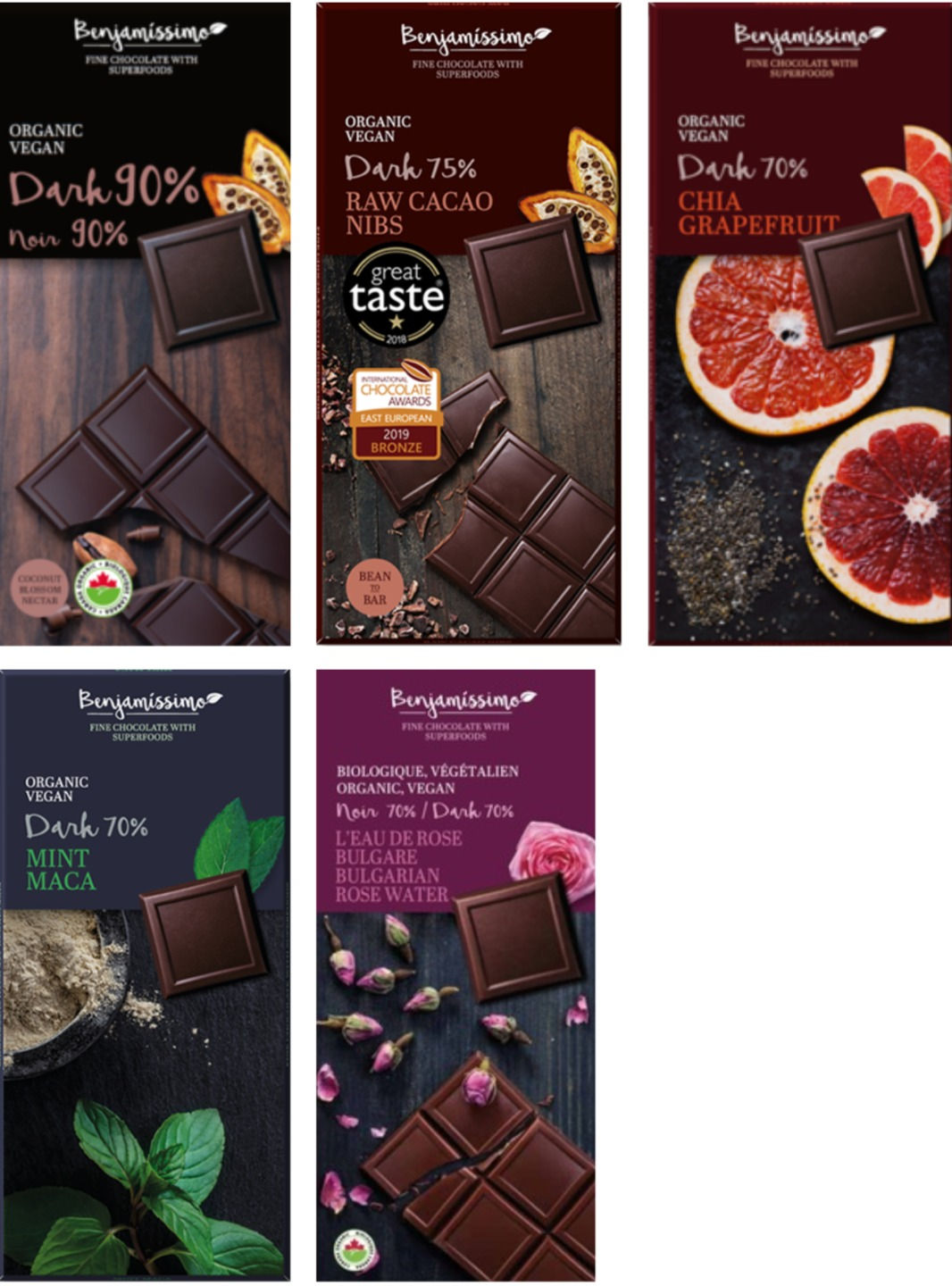 Benjamissimo Gift Box - Assorted Dark - 6 Pack