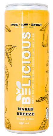 Thumbnail: Belicious Sparkling Honey Beverages - Cases of 24 (Assorted)