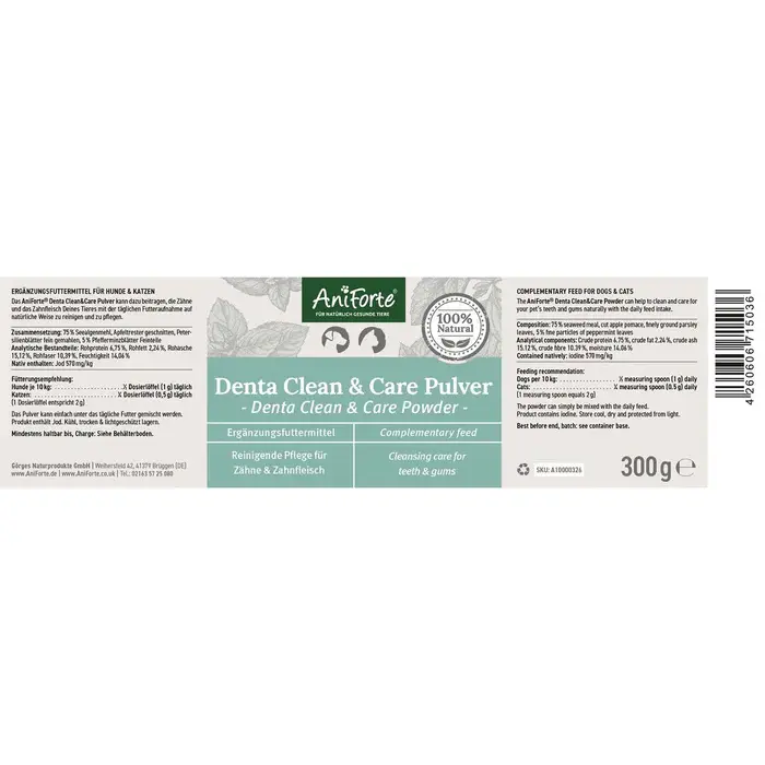 Miniaturbild: Denta Clean & Care Pulver - Natürliche Zahn- und Zahnfleischpflege