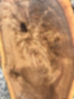 Thumbnail: Black walnut live edge slab 54x19-21x 1 5/8in 