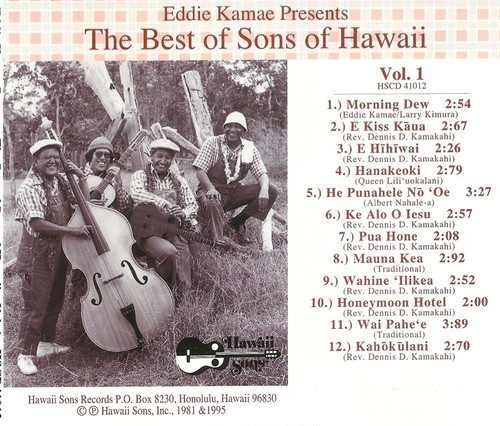 CD Best of Sons of Hawaii | hawaiianlegacy