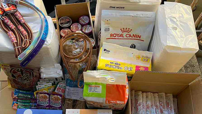 フードその他、ご支援を頂きました。