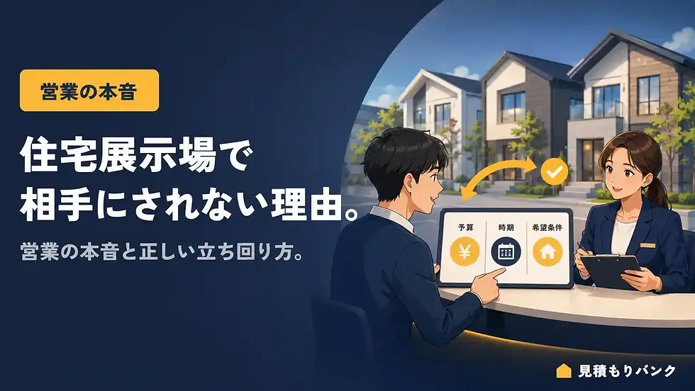 住宅展示場で相手にされない理由とは?営業の本音と正しい立ち回り方
