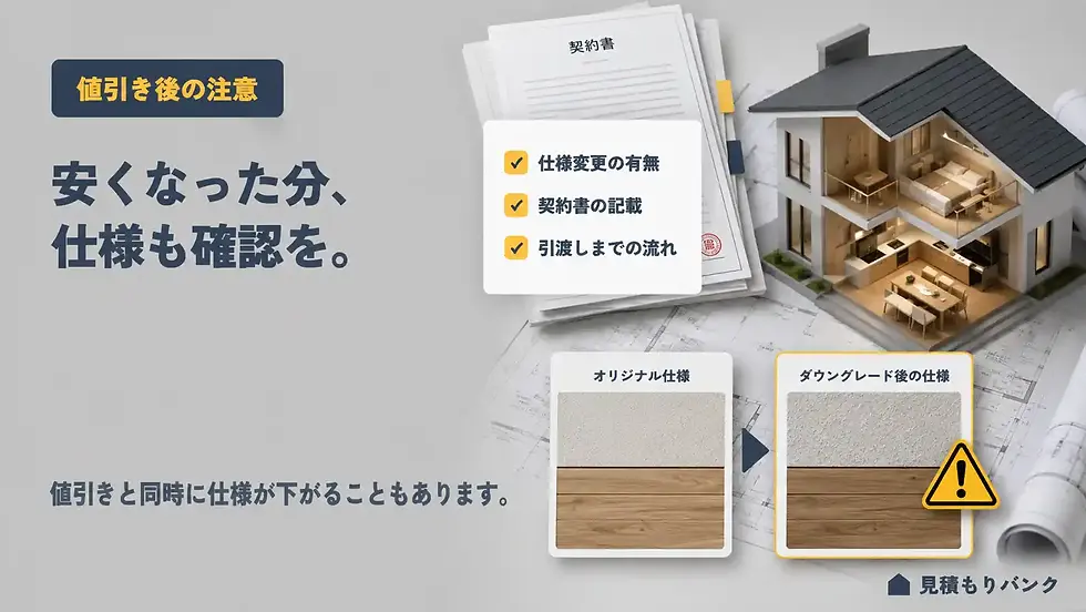 値引き後に気を付けたいポイントと入居までの流れ