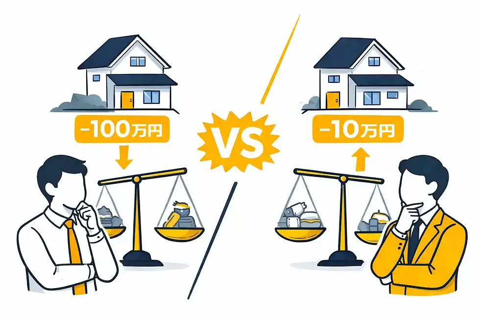 注文住宅と建売住宅の値引き事情を比較
