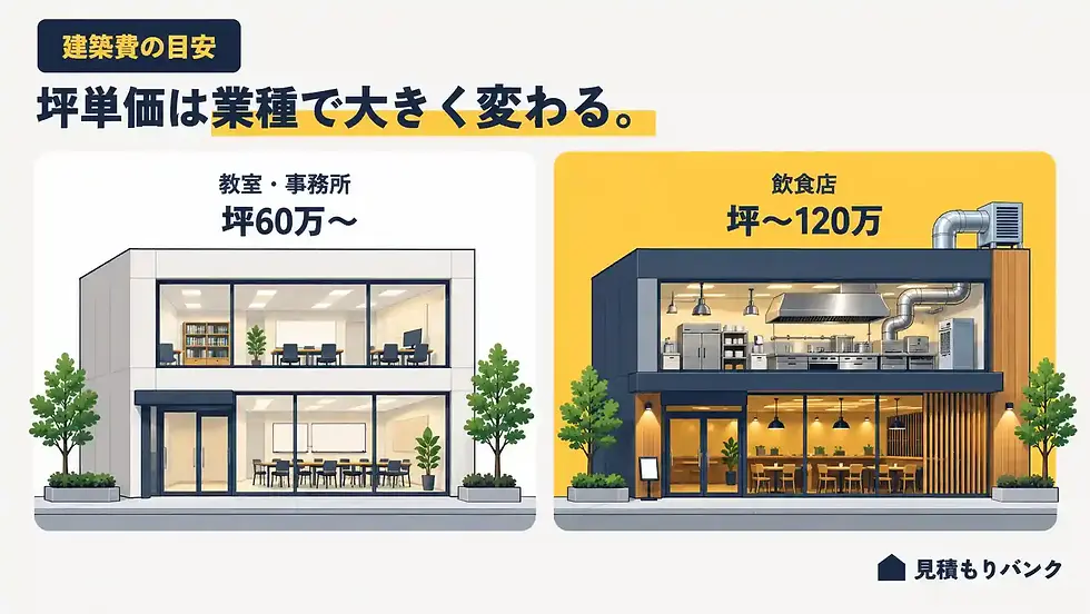建築費はいくらか|住宅より高くなる理由の分解