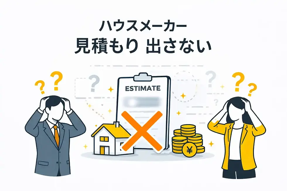 ハウスメーカーが見積もりを出さない理由とは？考えられる背景と対処法