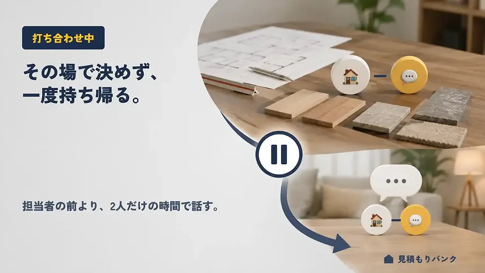 打ち合わせ中の夫婦喧嘩を減らすコツ