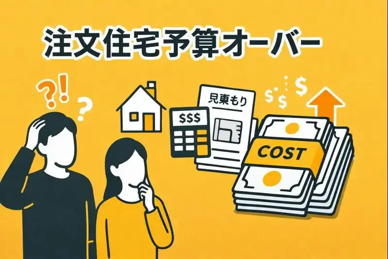 注文住宅予算オーバーはなぜ起きる?計画段階での見落としを整理