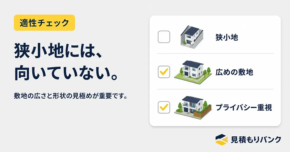 コの字型が向いていない家の特徴