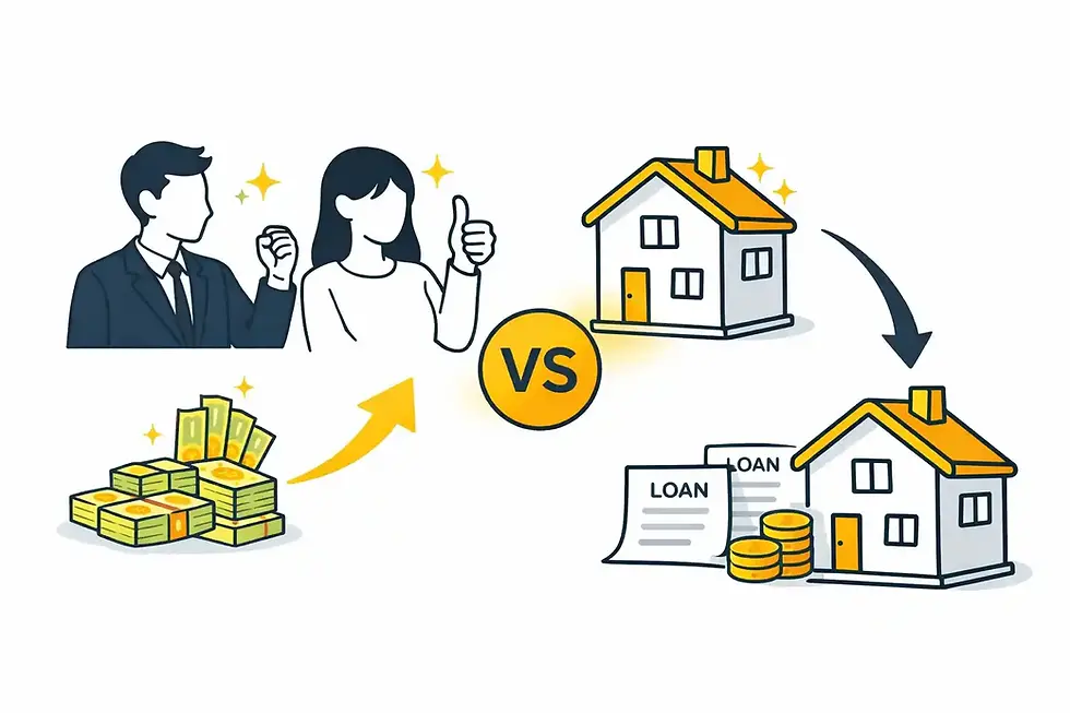 現金で家を買うメリット|住宅ローンとの比較で見える強み