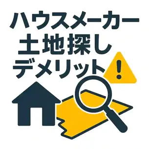 ハウスメーカーに依頼する土地探しのデメリットを警告!