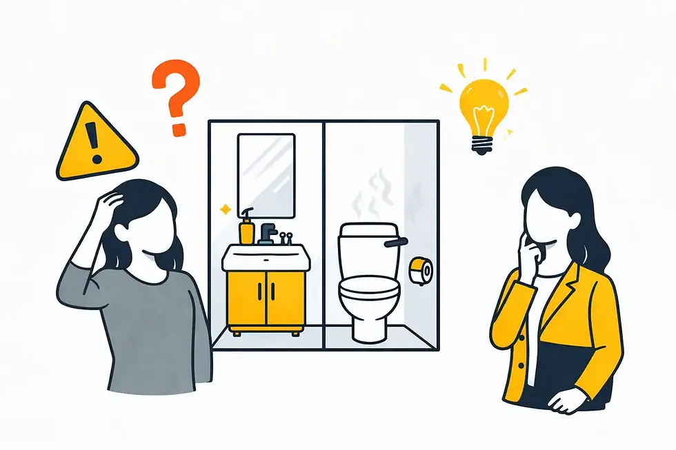 洗面所とトイレが一緒の間取りとは