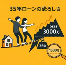35年ローンの恐ろしさを数字で見る｜本当に安全な借入額は？