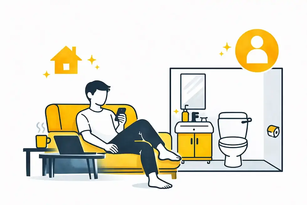 洗面所とトイレが一緒でも快適なケース