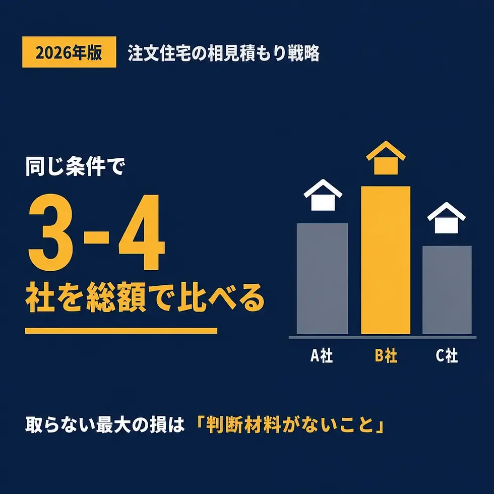 注文住宅で相見積もりを取らないデメリットと賢い見積もり戦略