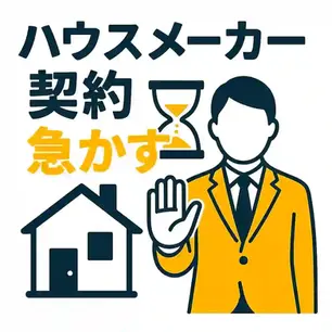 ハウスメーカーが契約を急かす理由とは？断り方と注意点を解説