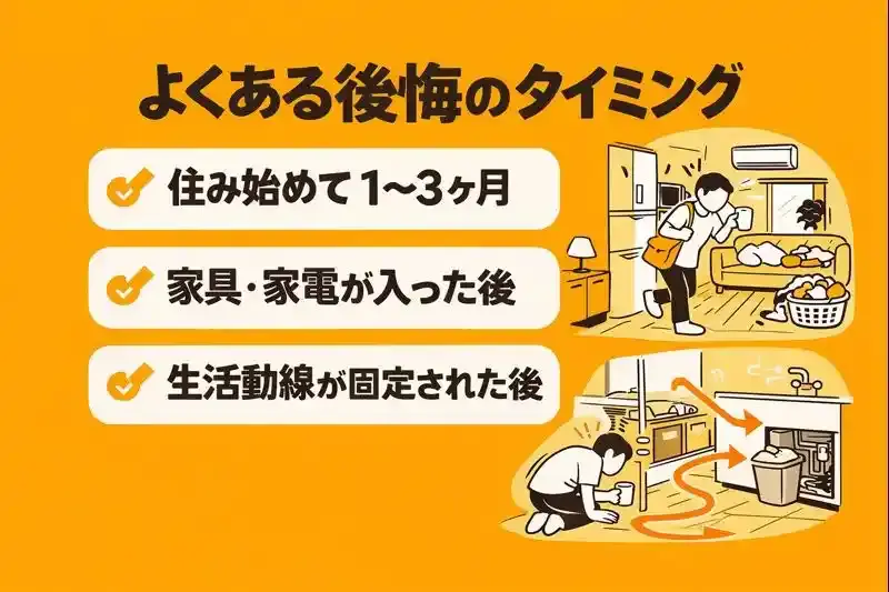 よくある後悔のタイミング