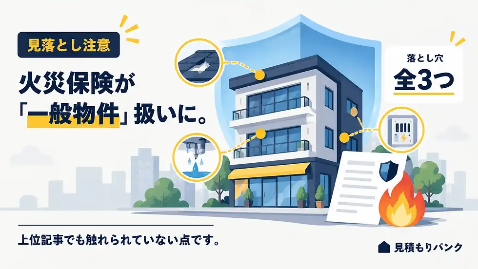 見落とされがちな3つの落とし穴