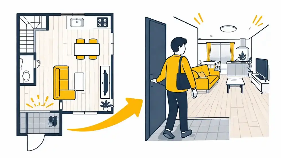 玄関入ってすぐリビングの間取りとは?特徴と近年のトレンド