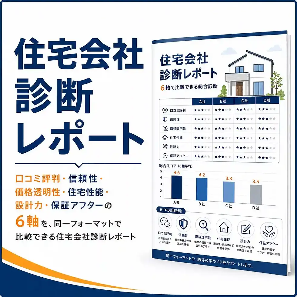住宅会社診断レポートのバナー