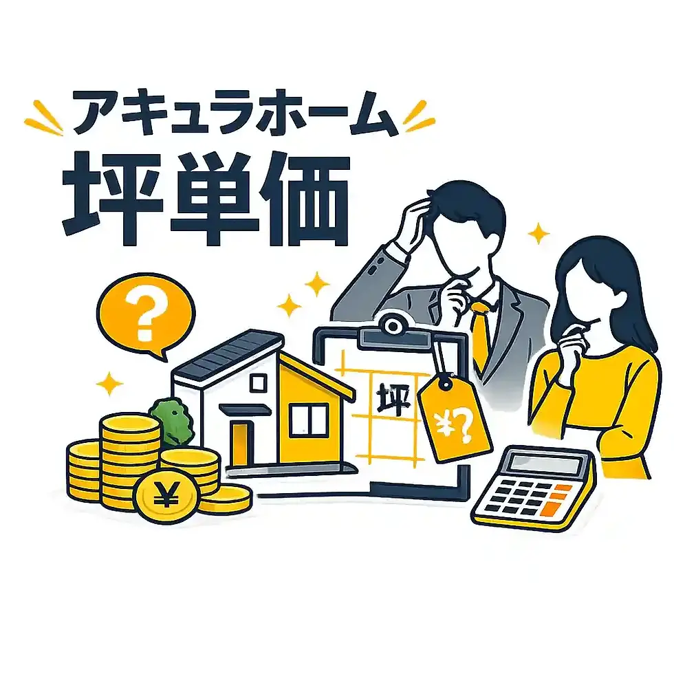 アキュラホームの坪単価はいくら？｜相場・総額・注意点まとめ