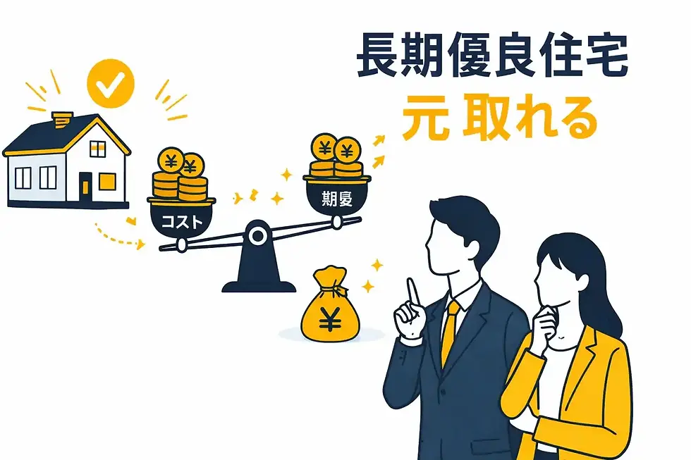 長期優良住宅は本当に元が取れる？初期費用と将来のコスパを徹底比較