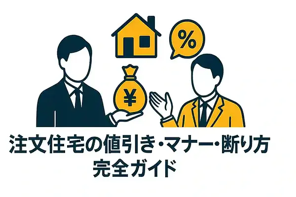 注文住宅の値引き・マナー・断り方完全ガイド