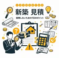 新築見積もりの真実！？後悔しないための10のポイント