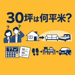 30坪は何平米?数字だけでは分からない広さの感覚を整理
