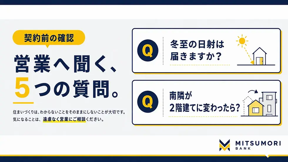 契約前に営業担当へ聞く5つの質問
