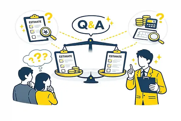 注文住宅の見積もりでよくある質問