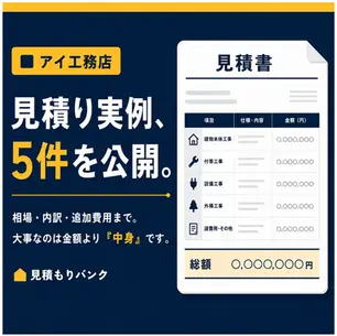 アイ工務店の見積り実例まとめ|相場・内訳・追加費用を徹底解説