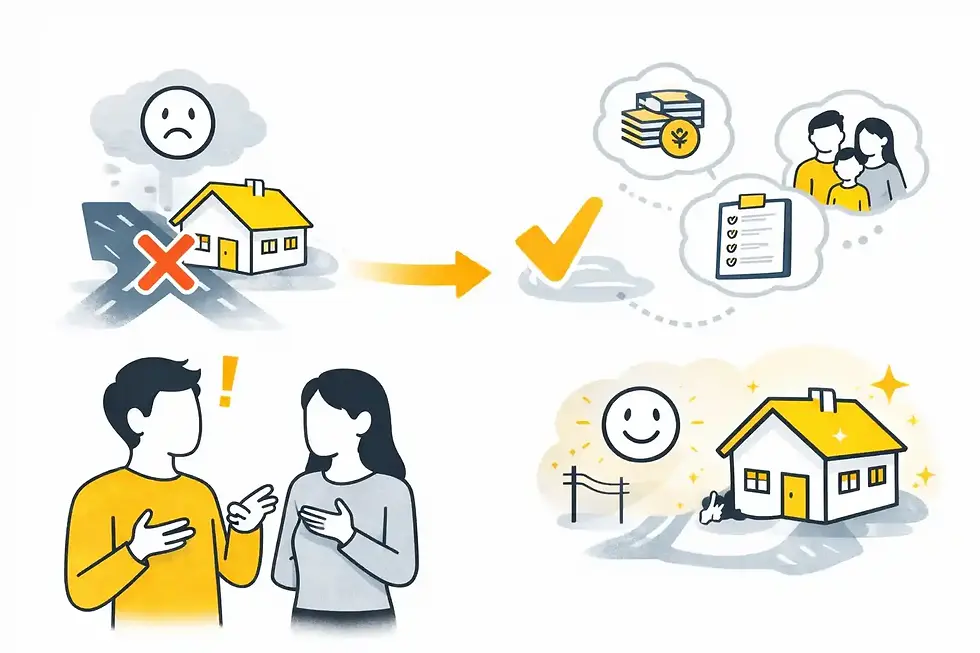 家相で後悔しないための考え方