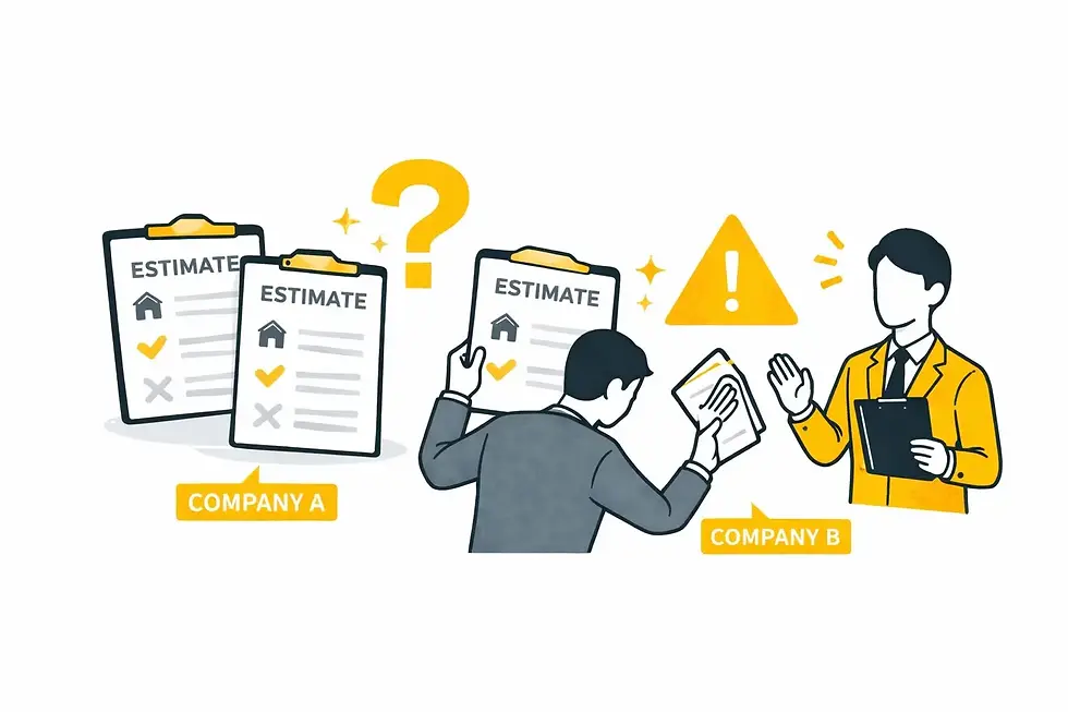 他社見積を利用する際の注意点