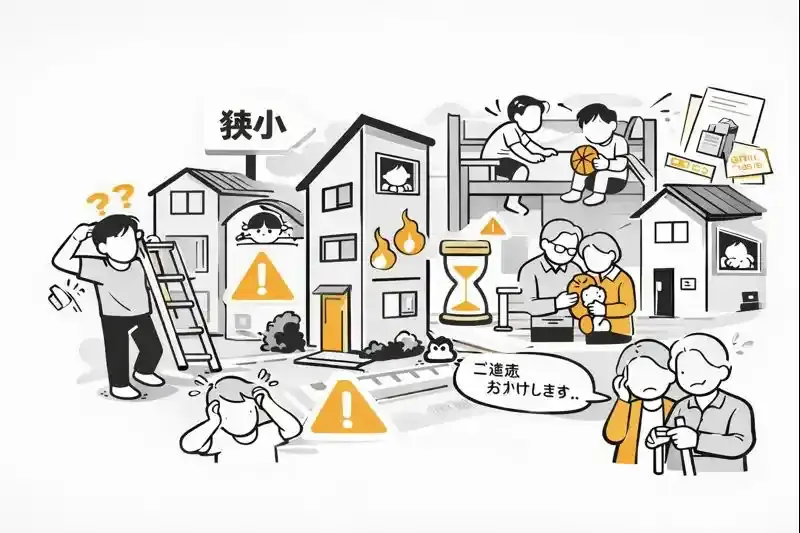 狭小住宅とは？後悔が起きやすい理由