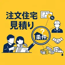 注文住宅の見積りを読み解く｜価格の裏にある前提条件とは