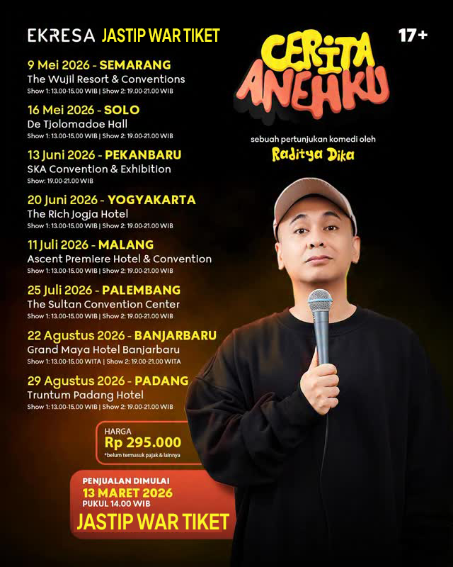 Cerita AnehKu 2026 - Standup Comedy oleh Raditya Dika