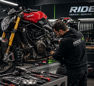 riparazione moto