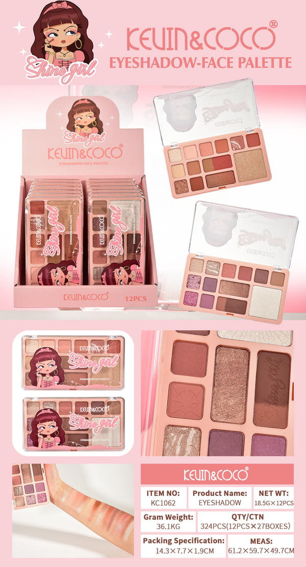 Miniatura: SET DE SOMBRAS + ILUMINADOR