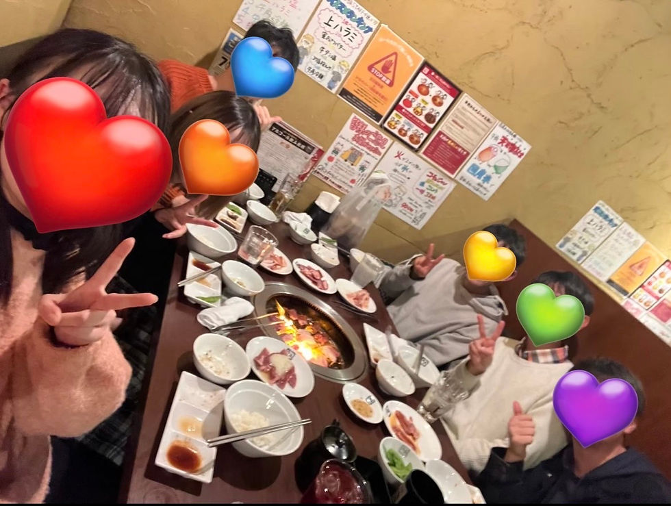 上の写真とはまた別のメンバーでの焼肉
