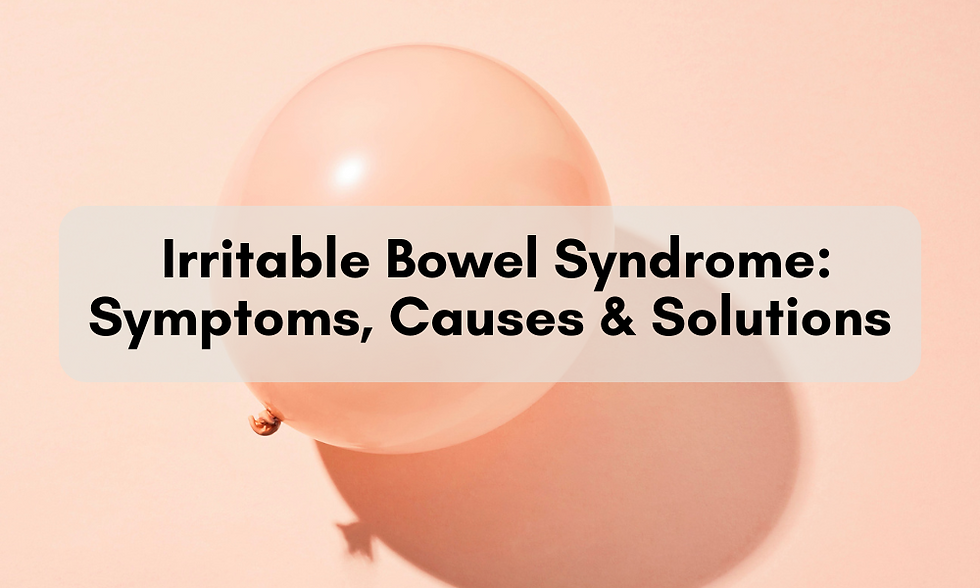 Understanding Irritable Bowel Syndrome (IBS): A Holistic Perspective