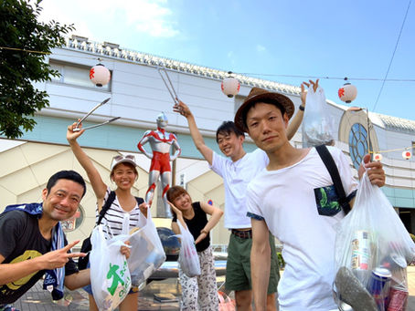 小田急線祖師谷大蔵掃除