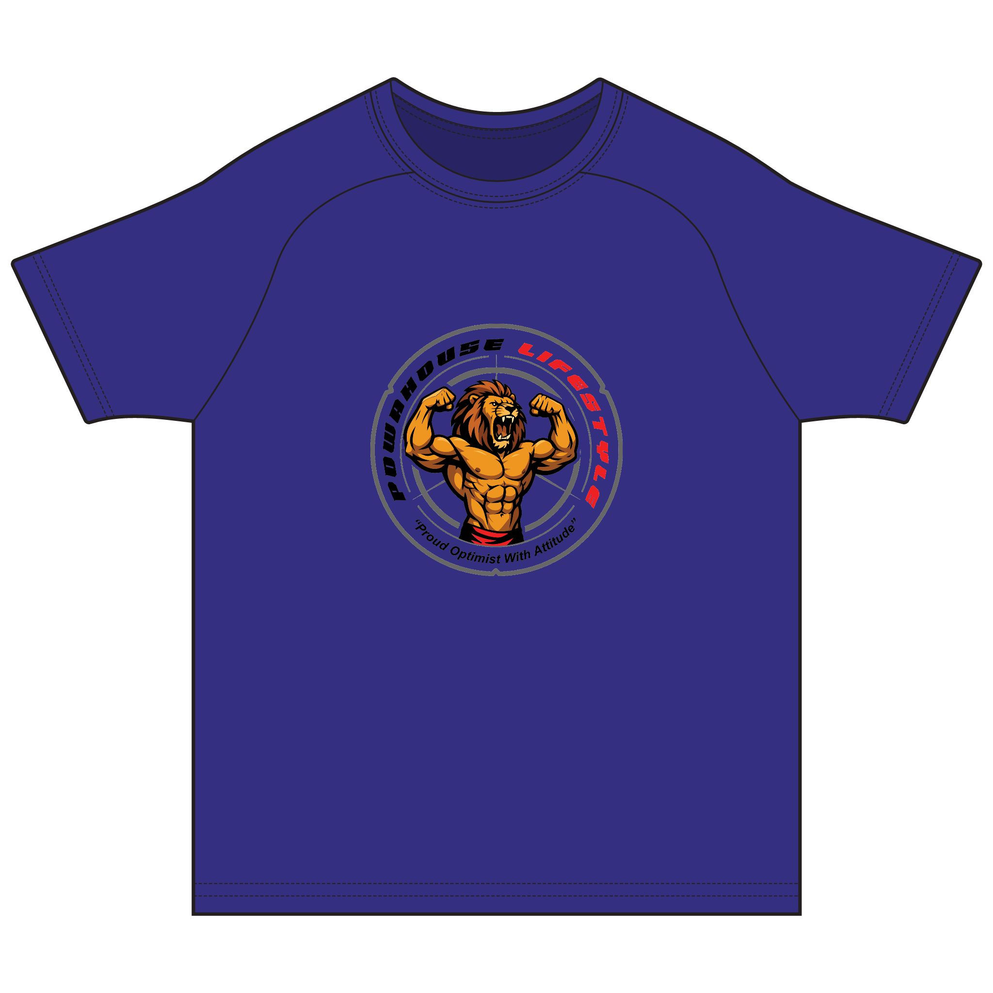 Powahouse Lifestyle "Lion Roar" Rashguard Performance Shirt
