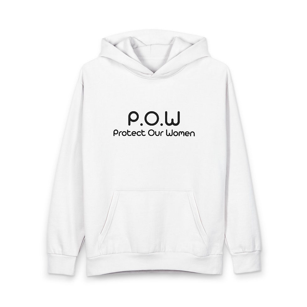 Thumbnail: P.O.W "Protect Our Women" Unisex Urban Pullover