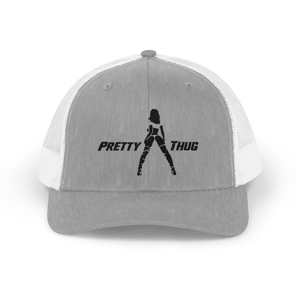 Thumbnail: Pretty Thug Trucker Hat (Black Text Logo)